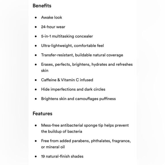 $7 🌙 Revlon Color Stay Skin Awaken Concealer 🆕 Coffee 080 FULL SZ‎ - Picture 5 of 6